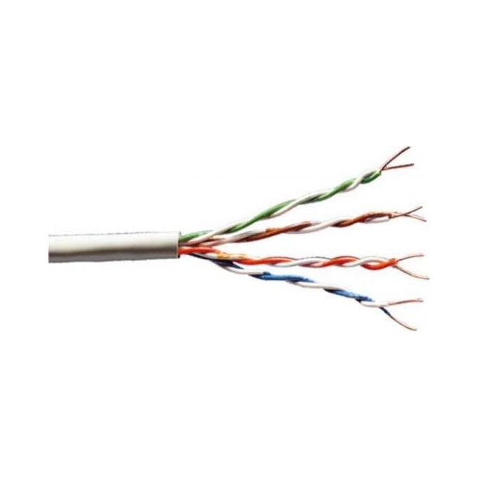 Digitus Cavo Flessibile Utp per Reti Categoria 5E- 4 Coppie 8 Poli Non Schermato Awg 24-7 Matassa Mt.100