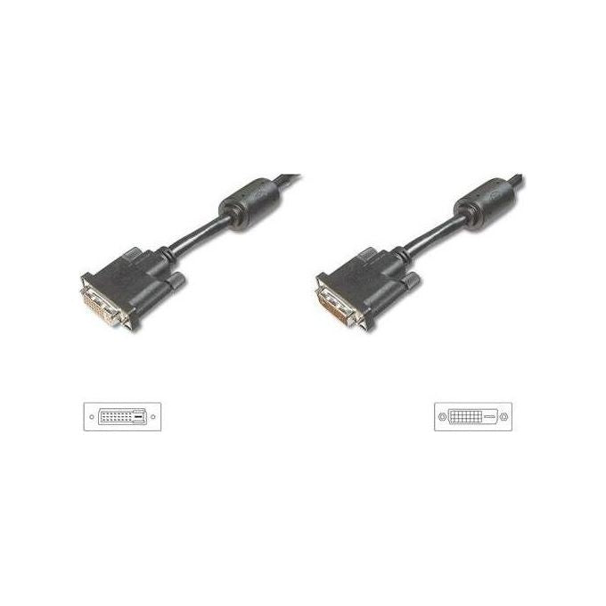 Digitus Cavo Prolunga Monitor Dvi-D Dual Link 24+1 Maschio-Femmina Mt.1.8