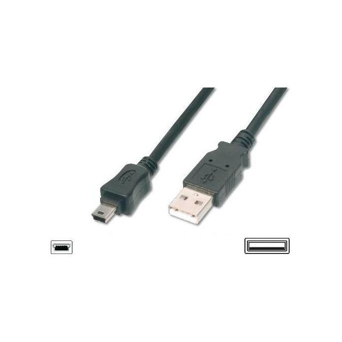 Digitus Cavo Usb 2.0 Mini ''B'' 5 Poli Mt.3 (Ak 672M-3)