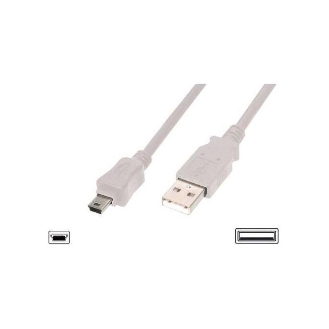 Digitus Cavo Usb 2.0 Mini ''B'' 5 Poli Mt.5 (Ak 672M-5)