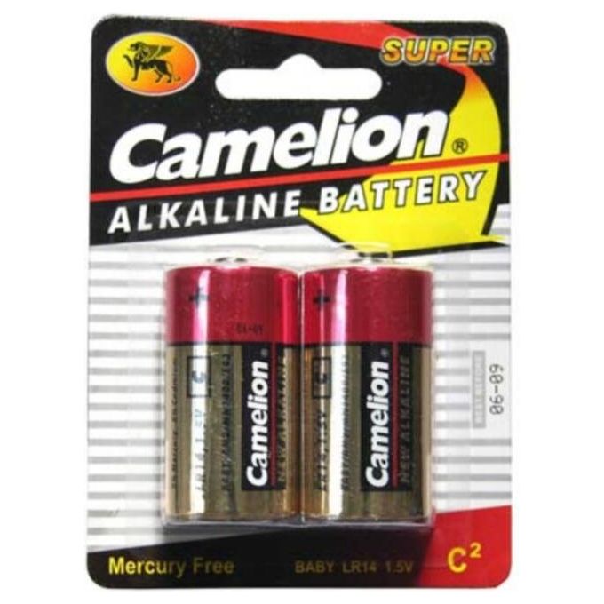 Link batterie alcaline senza mercurio 1.5 baby typ c lr14 mezzatorcia blister 2 pz.