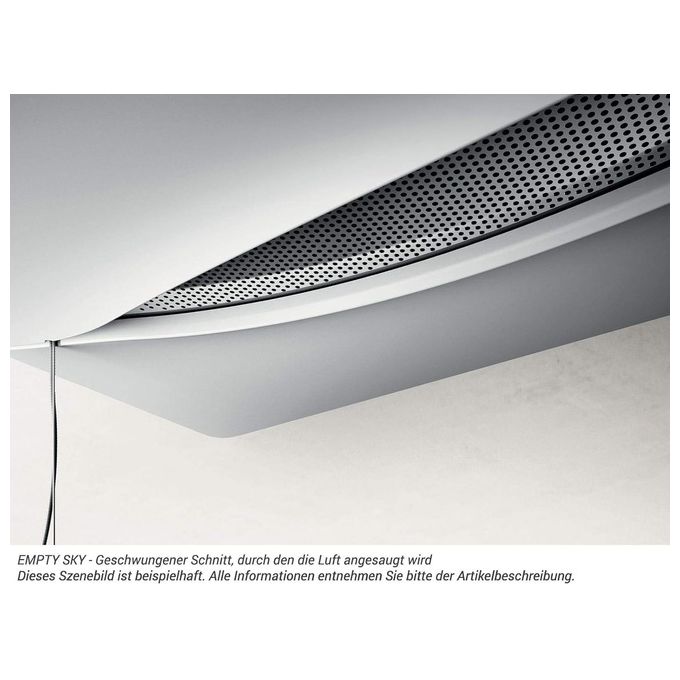 Elica PRF0120973 EMPITY SKY-F-120X70 - Cappa a soffitto filtrante 120x70 cm, 559 m³-h, Classe A+, 60 dB, Comandi touch, 3 velocita' + intensiva, Illuminazione LED, Bianco