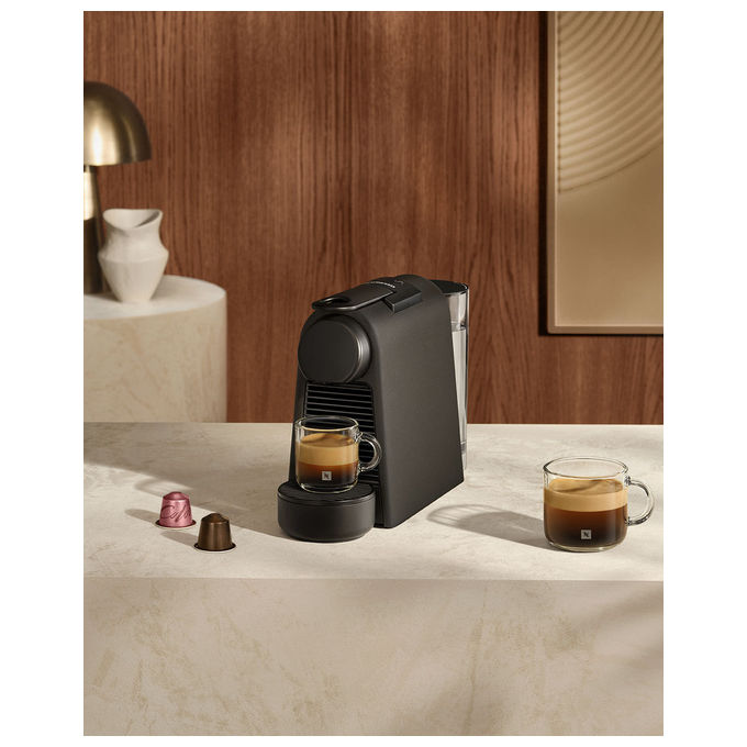 De'Longhi EN85.BKMT Essenza Mini Macchina da caffe' a Capsule Nespresso 0.6 L 19 bar 1310 W colore Nero Opaco