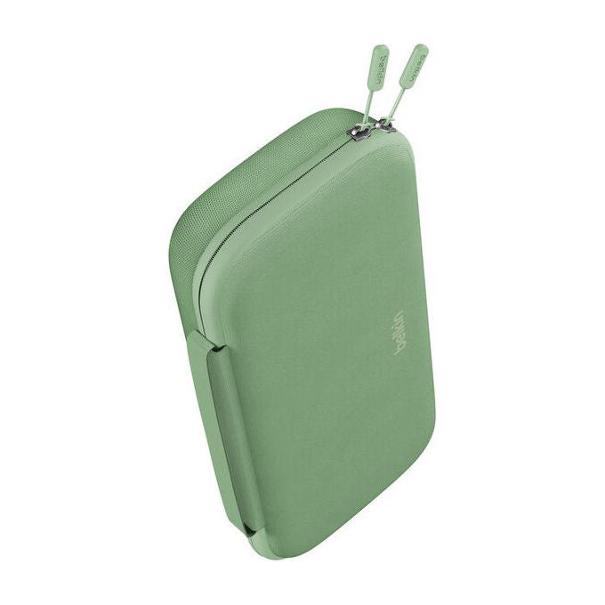 Belkin ENA001HQSE-V2 Custodia di Ricarica per Nintendo Switch 2 con Batteria Integrata Supporto da Tavolo 12 Slot per Schede di Gioco Materiale Resistente all'Acqua e all'Abrasioni colore Verde