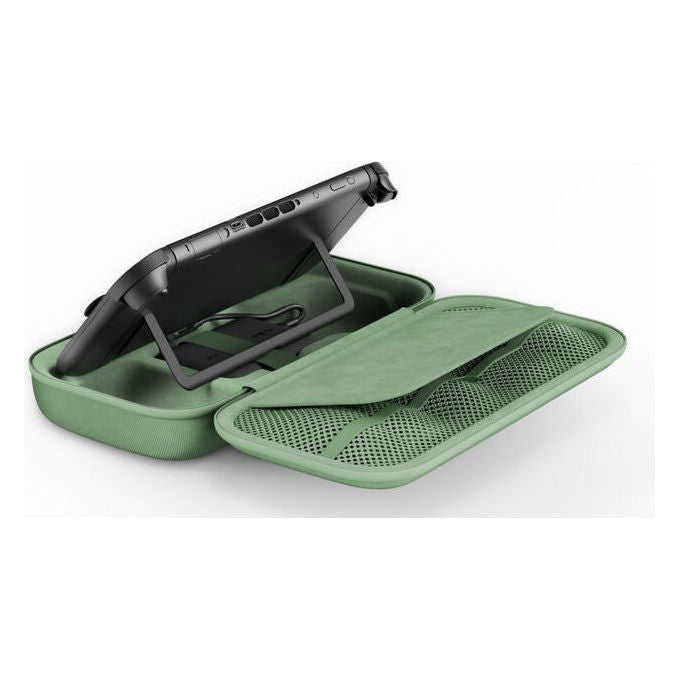 Belkin ENA001HQSE-V2 Custodia di Ricarica per Nintendo Switch 2 con Batteria Integrata Supporto da Tavolo 12 Slot per Schede di Gioco Materiale Resistente all'Acqua e all'Abrasioni colore Verde
