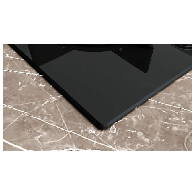 Siemens iQ500 EP6A6HI10 Piano Cottura a Gas Nero 59 cm 4 Fuochi da Incasso