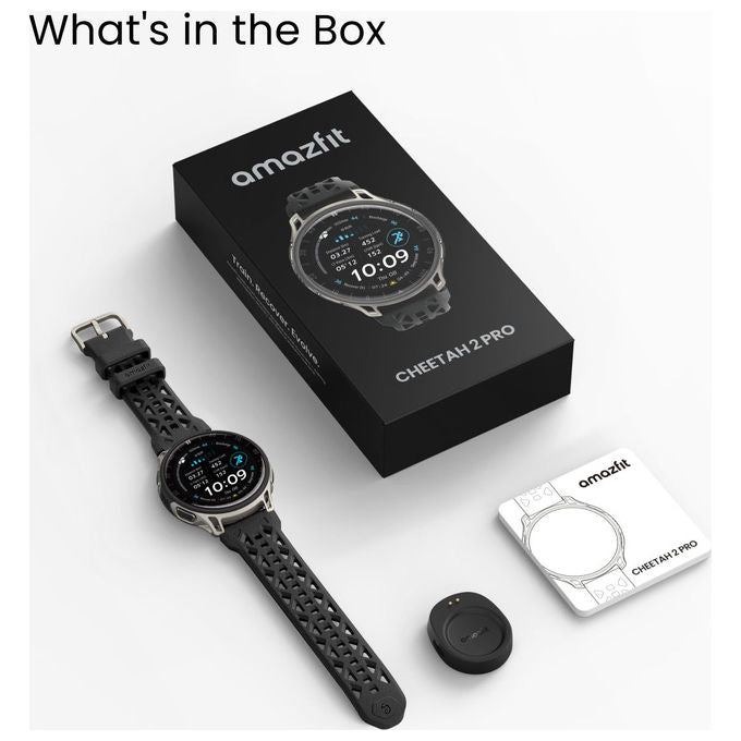 Amazfit ES-CHEETAH-2-PRO-TITANIUM Cheetah 2 Pro Smartwatch GPS 48'' AMOLED 1.32'' Titanio 32GB 20 Giorni 5 ATM NFC 170+ Sport colore Titanio