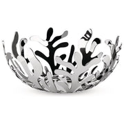 Alessi ESI01-25 Fruttiera Mediterraneo in Acciaio Inox Diametro 25 cm Altezza 9 cm colore Acciaio Lucido