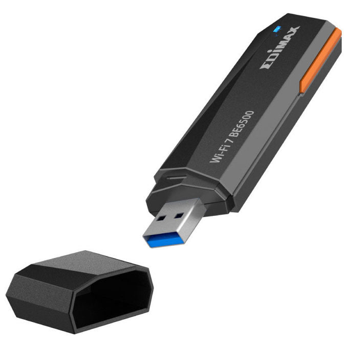 Edimax, Adattatore Wi-Fi 7 Triple Band EW-7822UBE, USB Type-A, 2.4-5-6 GHz