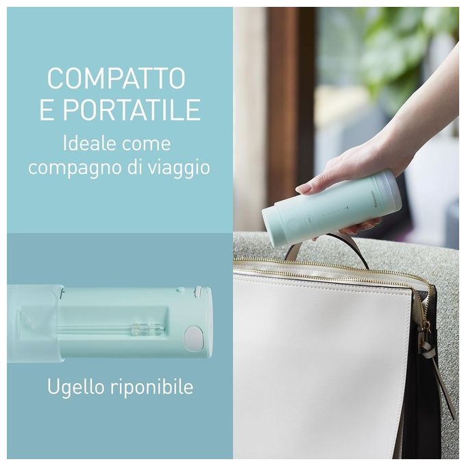 Panasonic EW-DJ4B Idropulsore Orale da Viaggio Ultrasuoni 0,15 L 4 livelli ricaricabile colore Verde