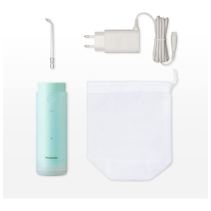 Panasonic EW-DJ4B Idropulsore Orale da Viaggio Ultrasuoni 0,15 L 4 livelli ricaricabile colore Verde