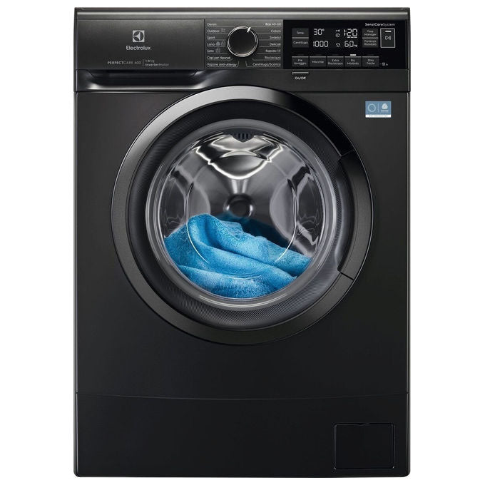Electrolux EW6S326ABL Lavatrice Slim 6 Kg 1200 Giri SensiCare Design Compatto colore Nero