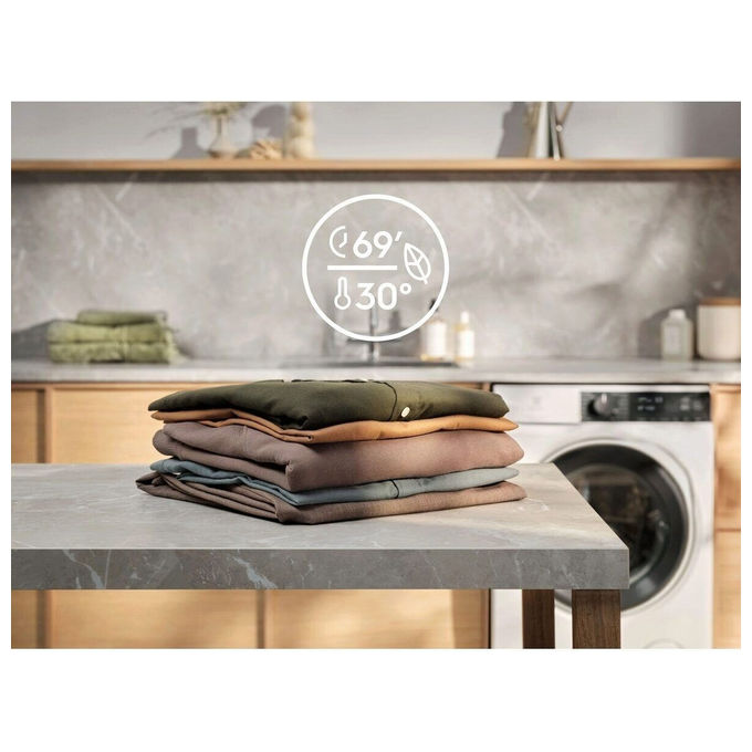 Electrolux EW7F49DG Serie 700 Lavatrice 9 kg 1400 rpm Classe A Vapore (84.7x59.7x57.6 cm) colore Nero