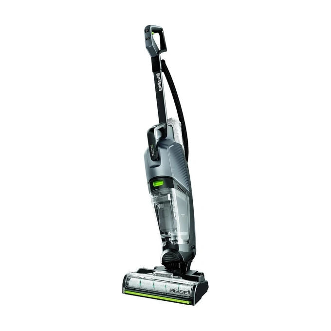 BISSELL 3528N CrossWave HydroSteam Pet Pro Lavapavimenti Aspira Lava Asciuga con Tecnologia a Vapore Su Richiesta Serbatoi Separati Filtro HEPA e Sistema Anti-groviglio colore Titanio Nero Lime