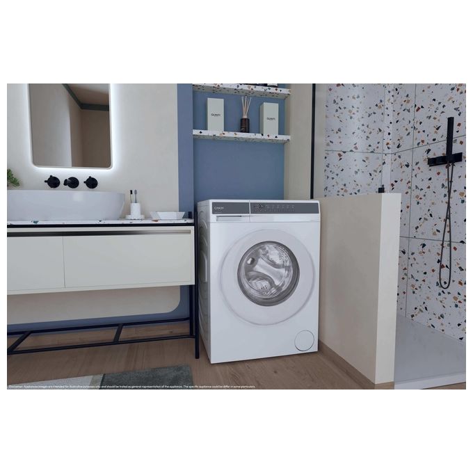 Candy EY27G9-S Easy Pro Lavatrice 7 Kg 1200 rpm Classe Energetica A Motore Inverter Vapore (60x59x85 cm) colore Bianco