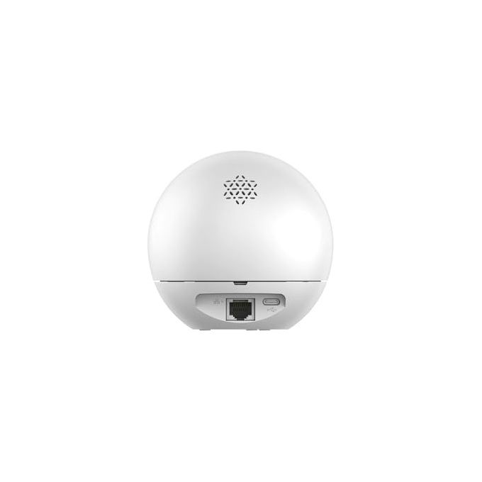 Ezviz OB03635 H6 Telecamera IP motorizzata da interno 3K PTZ 360° Wi-Fi Dual Band rilevamento IA audio bidirezionale colore Bianco