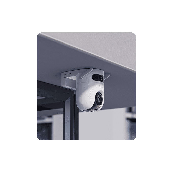 Ezviz CS-H9C-R100-8H33WKFL H9c Telecamera IP da Esterno Doppio Obiettivo 2K Wi-Fi Visione Notturna 30 m MicroSD 512 GB colore Bianco