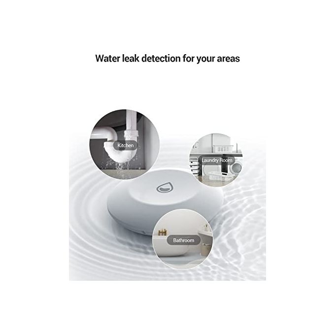 Ezviz T10C Sensore Antiallagamento Wireless ZigBee 3.0 IP67 Rilevatore Perdita Acqua compatibile A3 colore Bianco