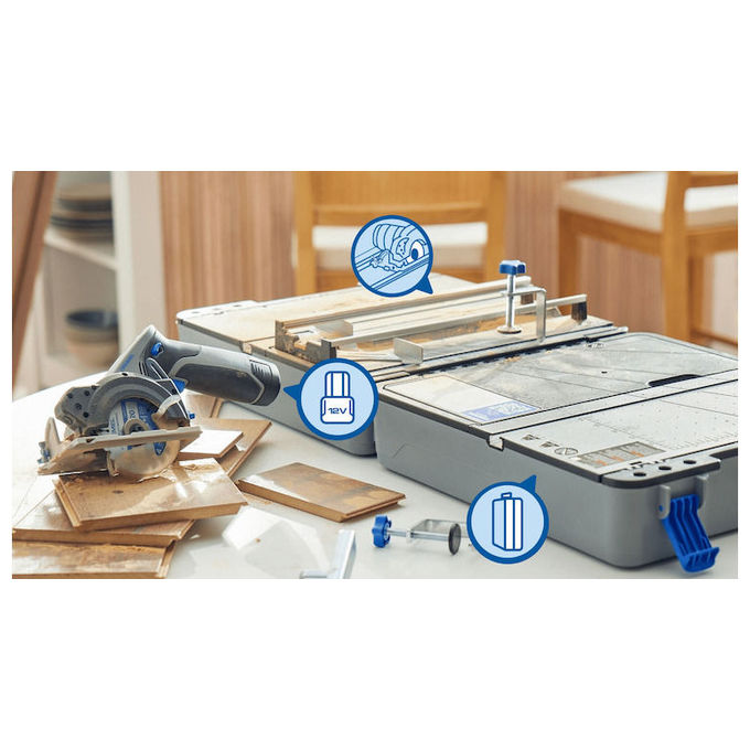 Dremel F013CS12JM Saw Station Seghetto Portatile 12V Brushless con Guida Laser 85 mm 5000 1-min colore Blu