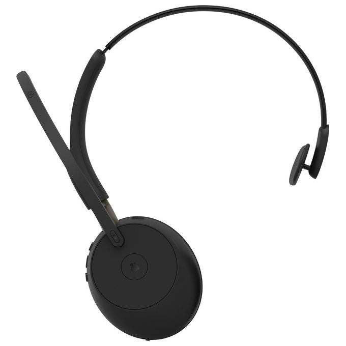 Jabra 36599-899-999 Evolve3 65 Auricolare Wireless Bluetooth Microfono Monofonico per Ufficio con Cancellazione Rumore 30 m Nero