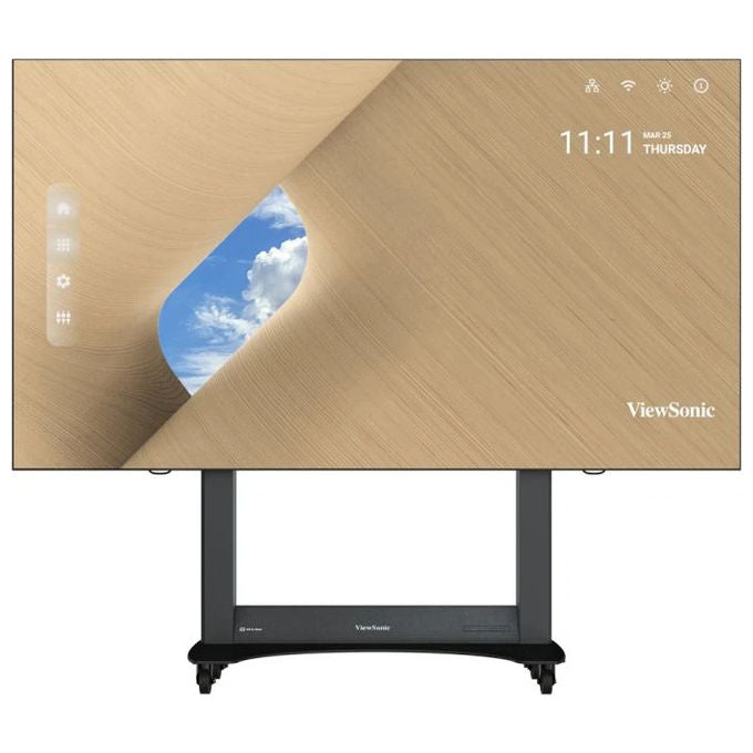 Viewsonic LDS138-151 Visualizzatore di Messaggi Digitale 138'' LED Full HD 600 cd-m² Wi-Fi Android 9.0 32 GB colore Nero