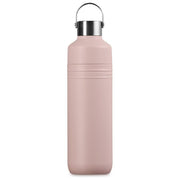 Le Creuset 41066287770001 On the Go Borraccia Termica 500 ml Acciaio Inossidabile Doppia Parete Isolante Sottovuoto Tappo Ermetico Base in Silicone Antiscivolo Apertura Doppia colore Rosa