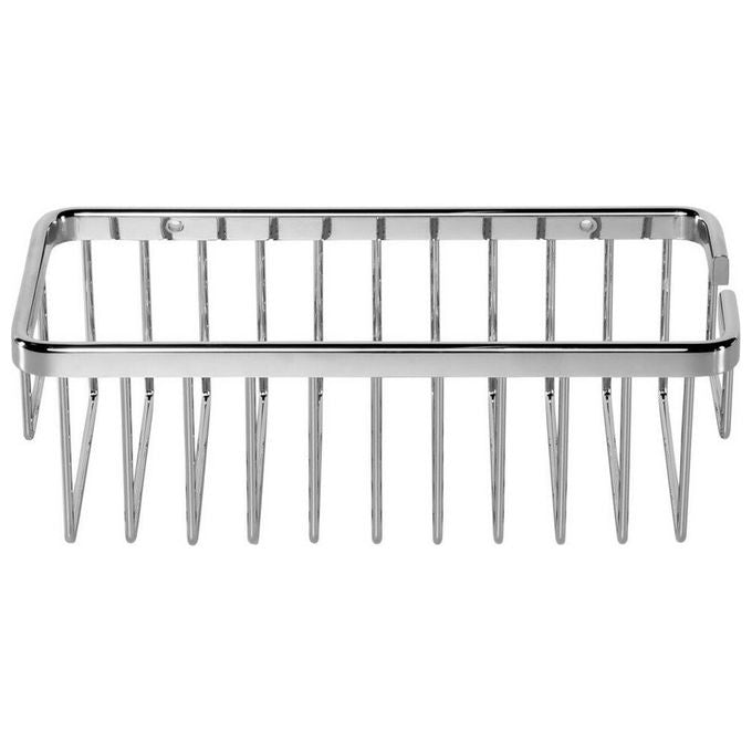 Tesa 40201 Aluxx Duschkorb Portasapone da parete con adesivo incluso Dimensioni 29x13x9 cm colore Cromo