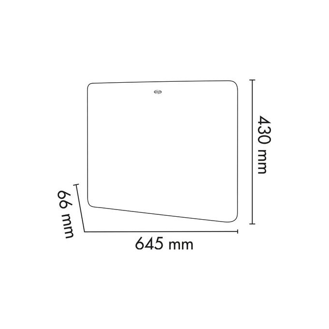 Argo 191061058 Fancy Termoconvettore Elettrico a Convezione 1400W IP24 Timer 12h Vetro Temperato colore Bianco