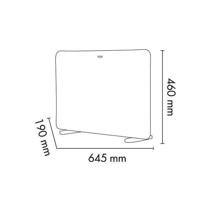 Argo 191061058 Fancy Termoconvettore Elettrico a Convezione 1400W IP24 Timer 12h Vetro Temperato colore Bianco