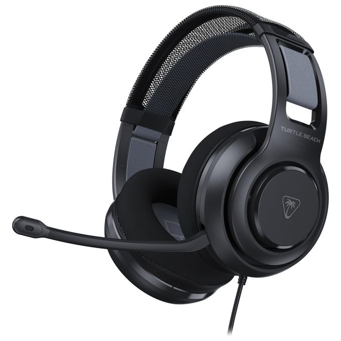 Turtle Beach TBS-3002-05 Atlas 200 Cuffie da Gioco Cablate con Microfono Flip-to-Mute e Compatibilita' con PC Xbox PlayStation colore Nero