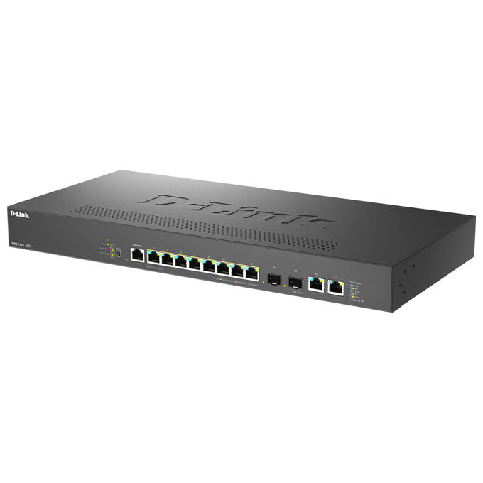 D-Link DMS-1250-12TP-E Switch di rete Gestito 10 porte 2.5G Ethernet 8 porte PoE 240 W colore Nero