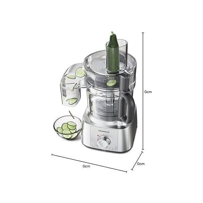 Kenwood FDP65590SI MultiPro Express Robot da Cucina 3 L 1000 W 2 Velocita' 8 Accessori colore Argento