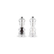 Peugeot 42728-18 Nancy Macina Sale e Pepe in Acrilico Trasparente con Meccanismo in Acciaio Temprato e Acciaio Inossidabile Regolabile Altezza 18 cm colore Trasparente
