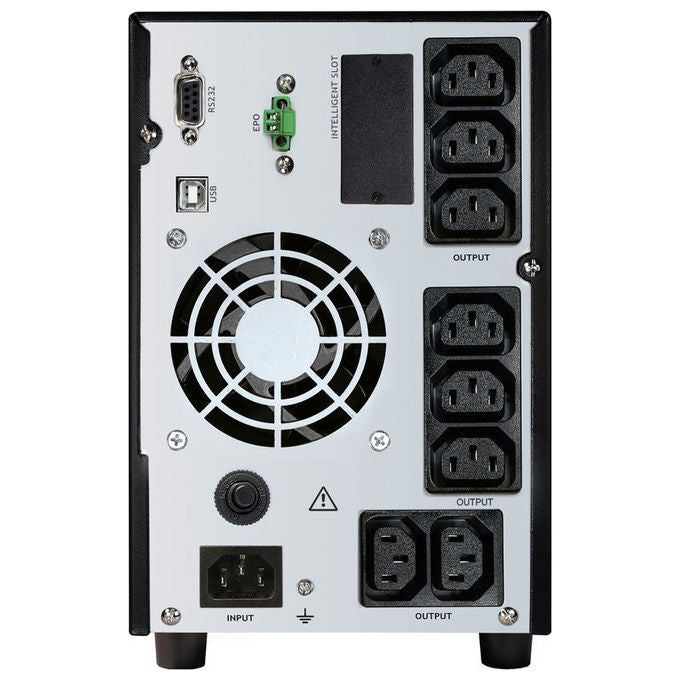 Tecnoware gruppo di continuita' Exa Plus 1550 IEC, 1600 VA 770 W, line interactive, sinusoidale, slot SNMP, 8 prese IEC, USB, tower, nero