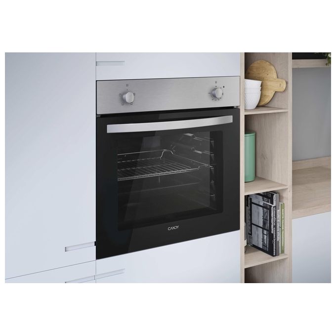 Candy FIDCP X200 Idea Forno Statico 70 L Classe A 4 Funzioni Pulizia Aquactiva (59.5x59.5x56.8 cm) colore Nero