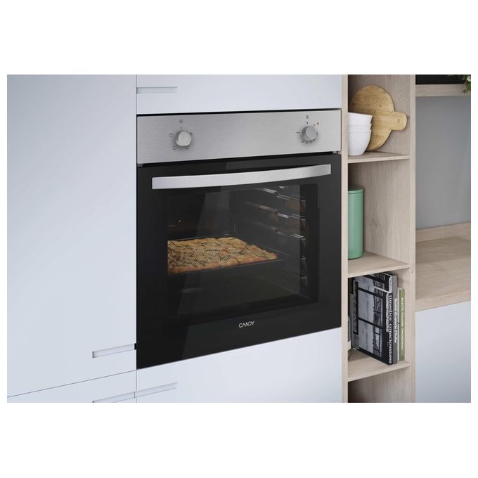 Candy FIDCP X200 Idea Forno Statico 70 L Classe A 4 Funzioni Pulizia Aquactiva (59.5x59.5x56.8 cm) colore Nero
