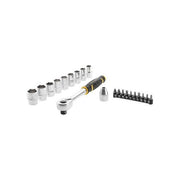 Stanley FMMT82681-0 FATMAX Set chiavi a bussola e inserti 1-2'' 21 pezzi con cricchetto 120 denti colore Nero