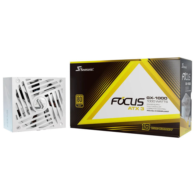 Seasonic FOCUS-GX-1000-V4-WHITE Alimentatore ATX 3.1 1000W 80 PLUS Gold modulare colore Bianco
