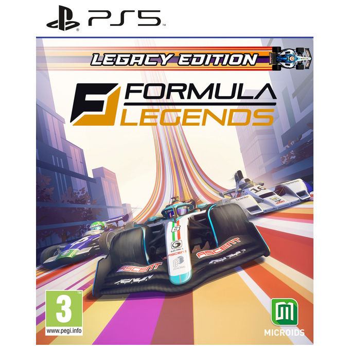 Microids Formula Legends Legacy Edition Videogioco PS5 16 Vetture 14 Circuiti Modalita' Storia e Time Attack PEGI 3