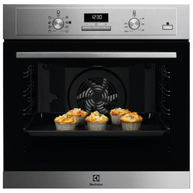 Electrolux COD3S40X Serie 600 Forno da incasso Elettrico 72 L Classe A SteamBake Funzione Pizza AquaClean (59x59x59 cm) colore Acciaio Inox