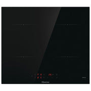 Hisense HI6401BSCE Piano cottura Induzione 59 cm 4 zone Touch Control Booster Timer colore Nero