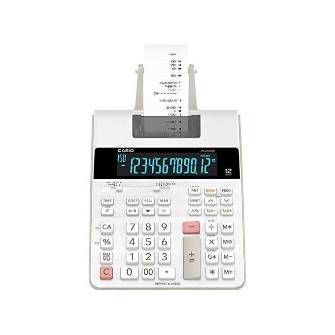Casio Calcolatrice da Tavolo Scrivente Bianco