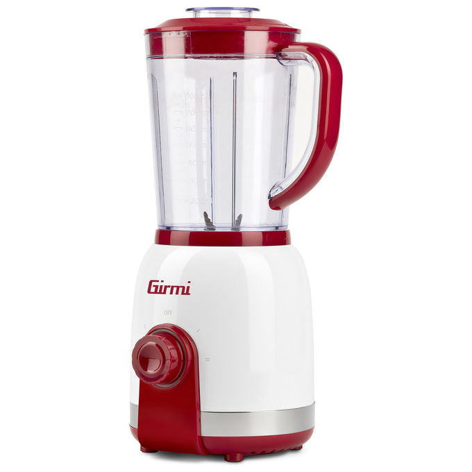 Girmi FR27 Frullatore da tavolo 350 W 1 L 6 lame acciaio inox 2 velocita' funzione Pulse colore Bianco Rosso