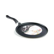 Antik 8010387035320 Cuocitutto Crepiera con Manico in Bachelite Alluminio Pressofuso Antiaderente 32 cm colore Nero