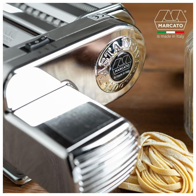 Marcato PD-220 Pastadrive Motore per Macchina Pasta 100 W compatibile Atlas Ampia colore Cromo