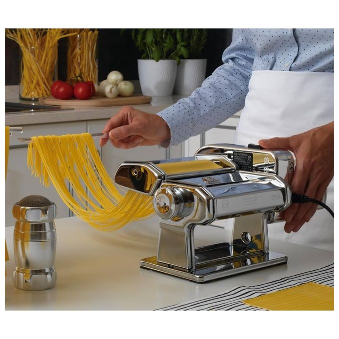 Marcato PD-220 Pastadrive Motore per Macchina Pasta 100 W compatibile Atlas Ampia colore Cromo