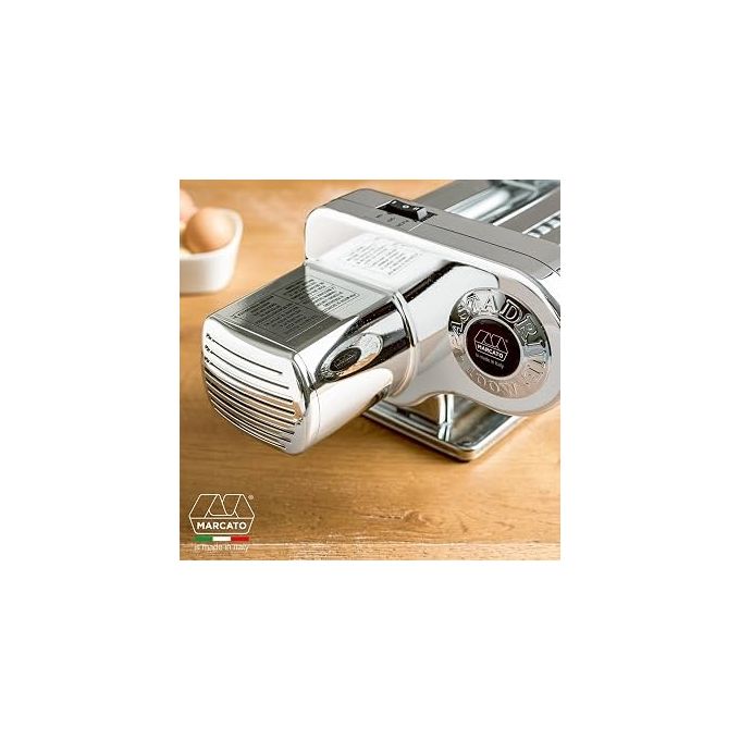 Marcato PD-220 Pastadrive Motore per Macchina Pasta 100 W compatibile Atlas Ampia colore Cromo