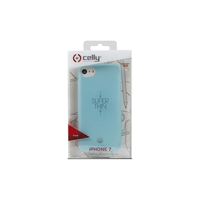 Celly Cover Frost per iPhone 7 4.7 Blu