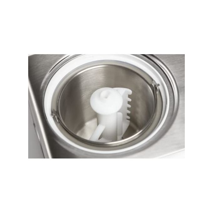 Melchioni 118700200 Family Gelatiera Compressore Automatica 1,5 L 150 W Timer LCD Display R600a colore Bianco