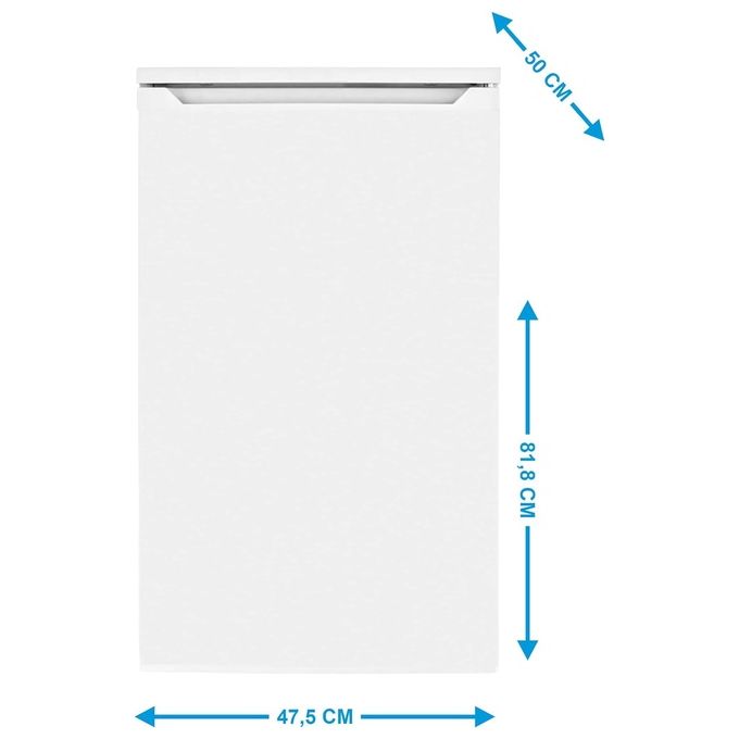 BEKO FS166020 Congelatore verticale a libera installazione 65 L 82 cm Classe E 37 dB raffreddamento statico con sistema MinFrost 3 cassetti porte reversibili ripiani in cristallo infrangibile autonomia 15 h Bianco